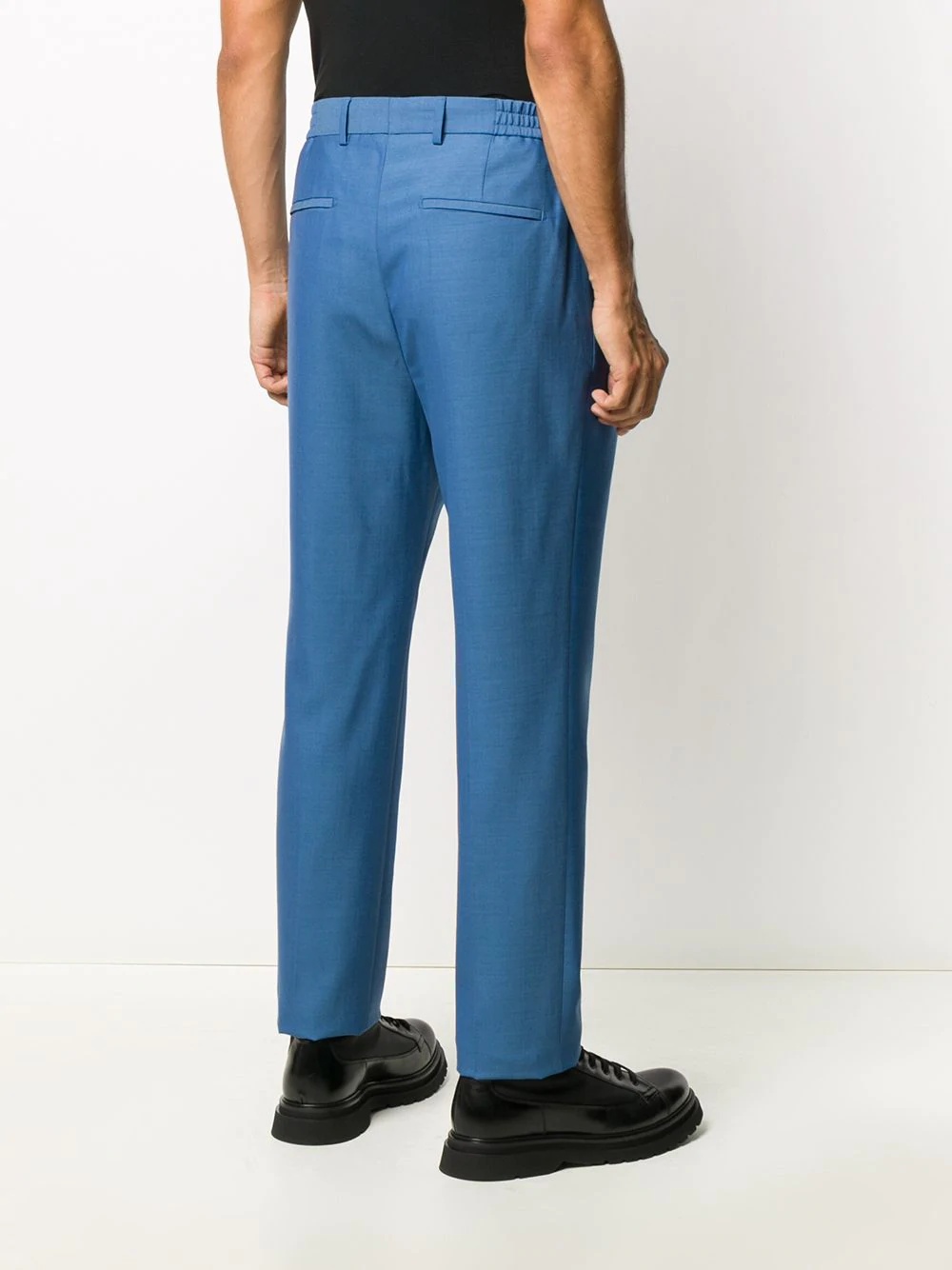 straight-leg tailored trousers - 4