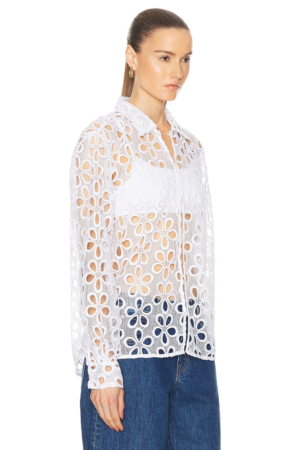 Primrose Lace Long Sleeve Shirt - 2