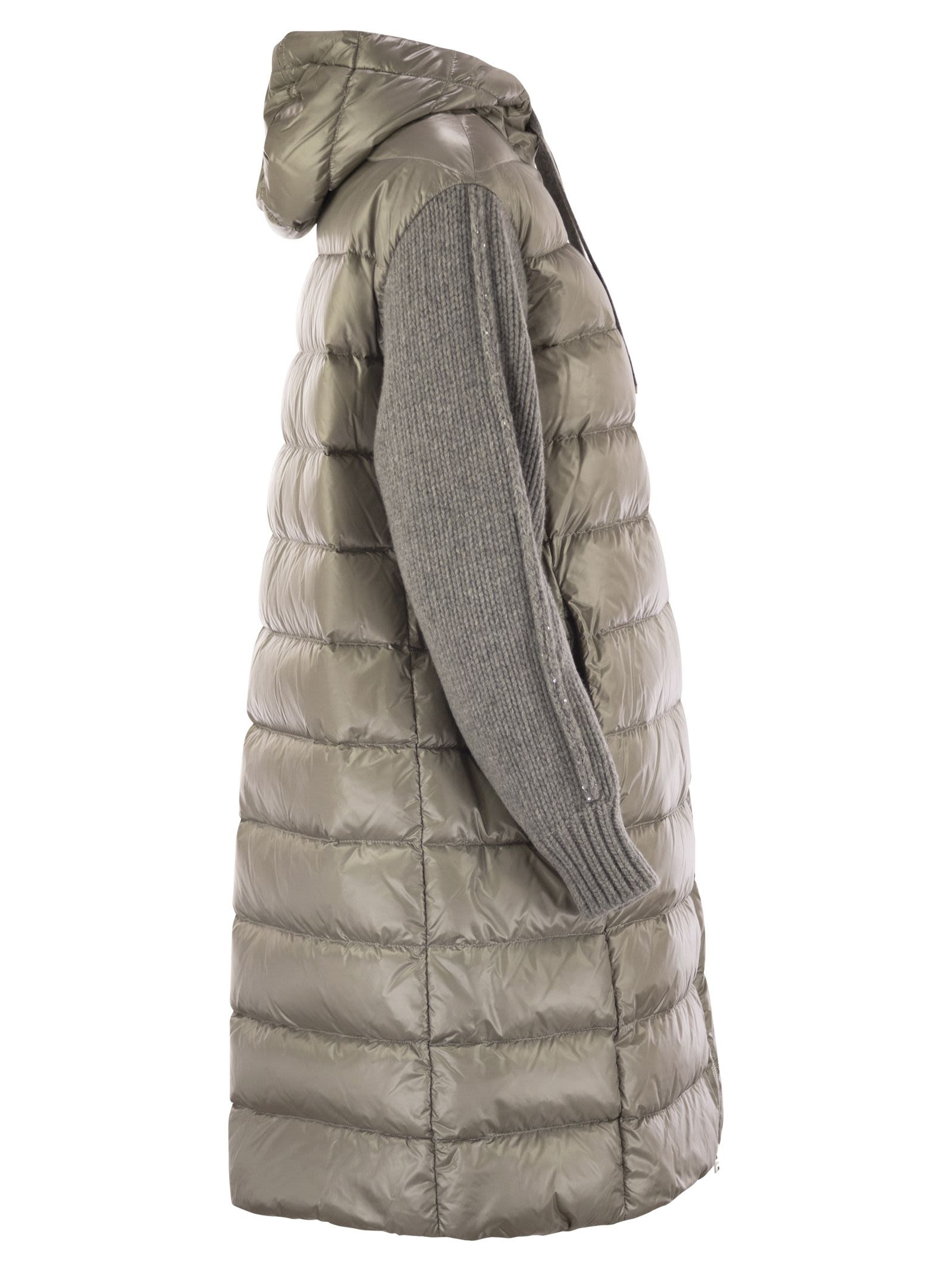 Herno Women Resort Down Jacket In Ultralight Nylon And Mesh - 3