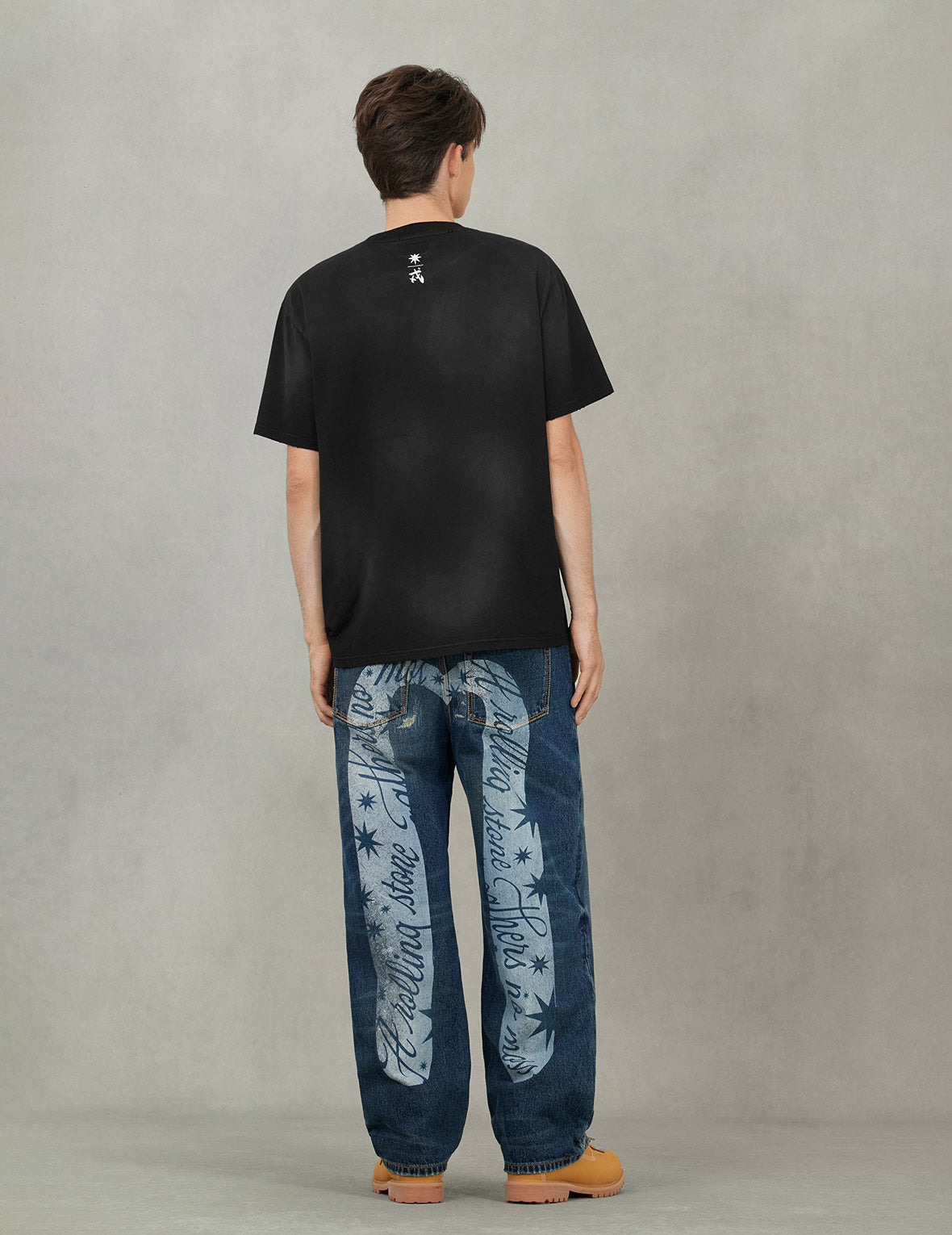 EVISU X GDC Dirty Wahsed Relax Fit T-shirt - 6