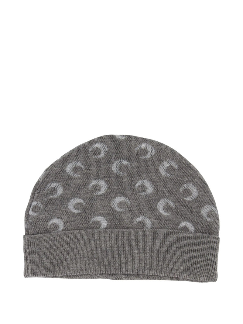 Marine Serre Moon-print Beanie Hat 1