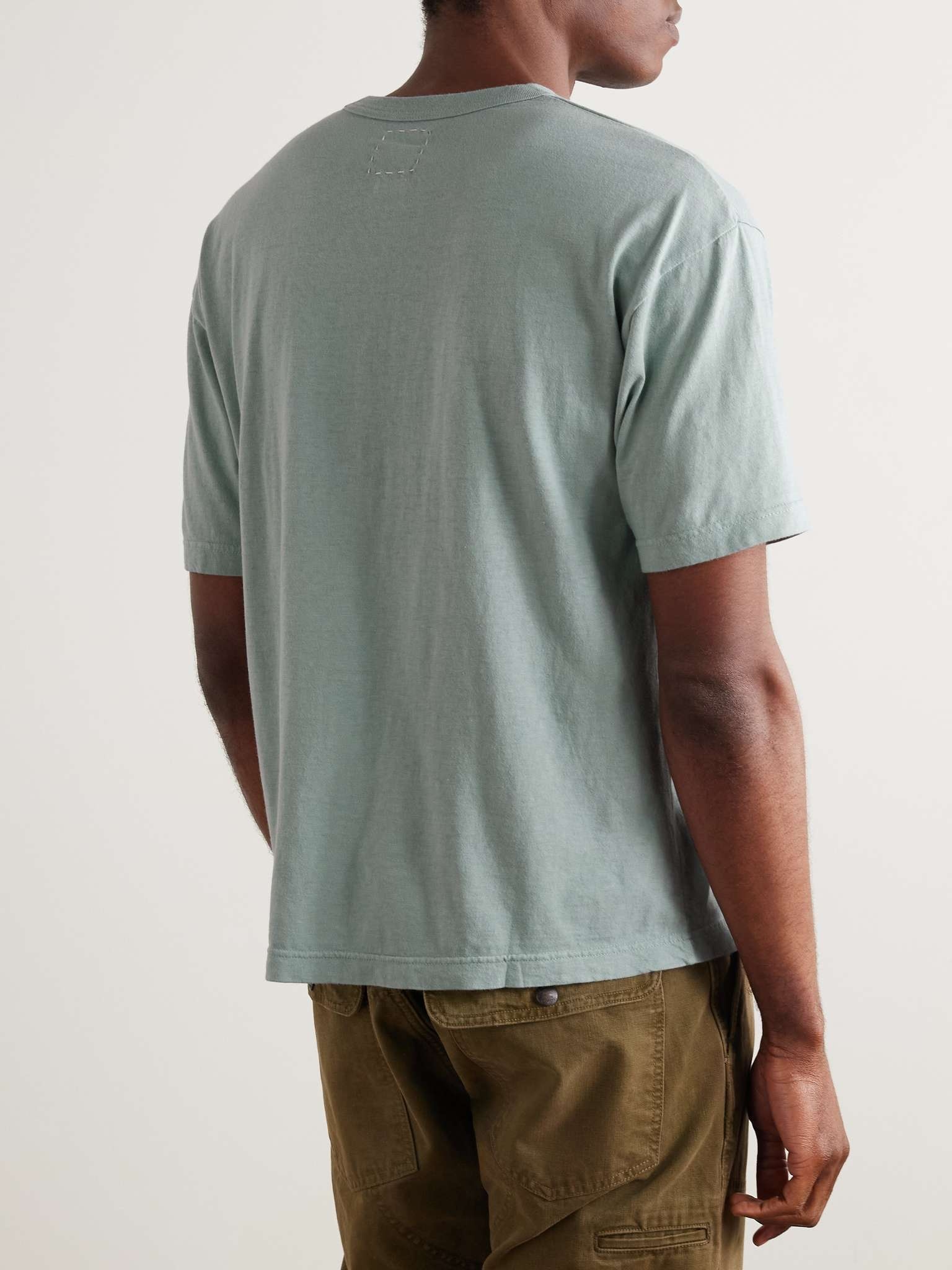 Jumbo Garment-Dyed Cotton-Blend Jersey T-Shirt - 4