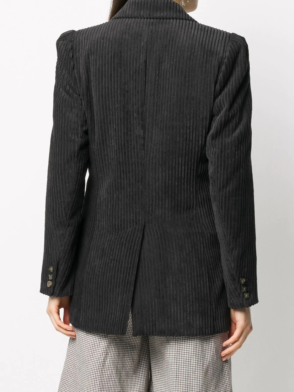 Dake single-breasted corduroy blazer - 4