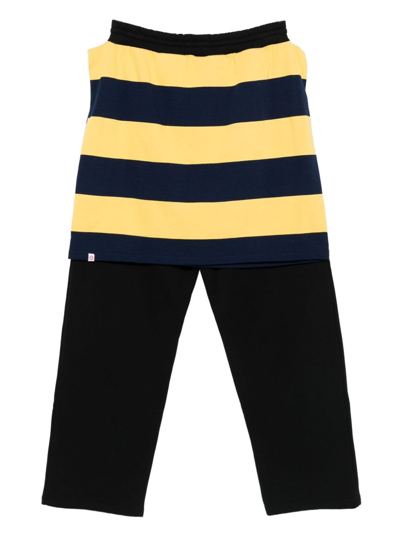 CHARLES JEFFREY LOVERBOY stripe-overlay track pants outlook