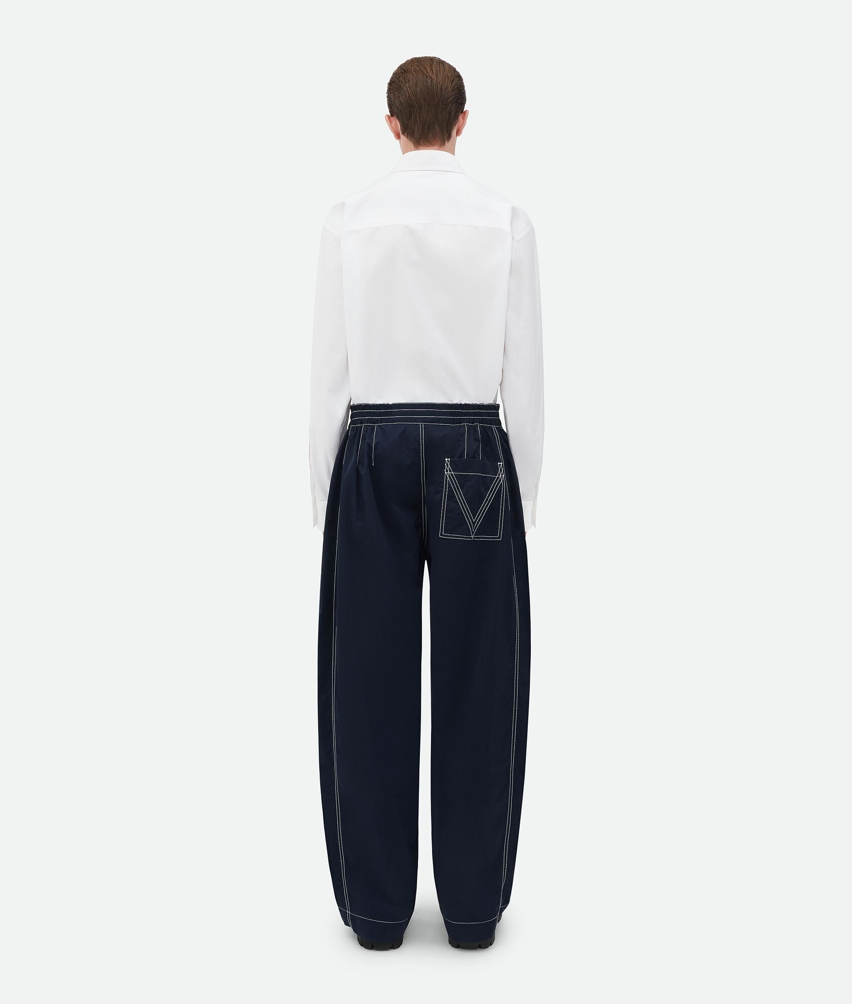 Elasticated Tech Nylon Trousers - 3