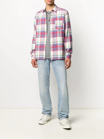 John Elliott check button-down shirt outlook