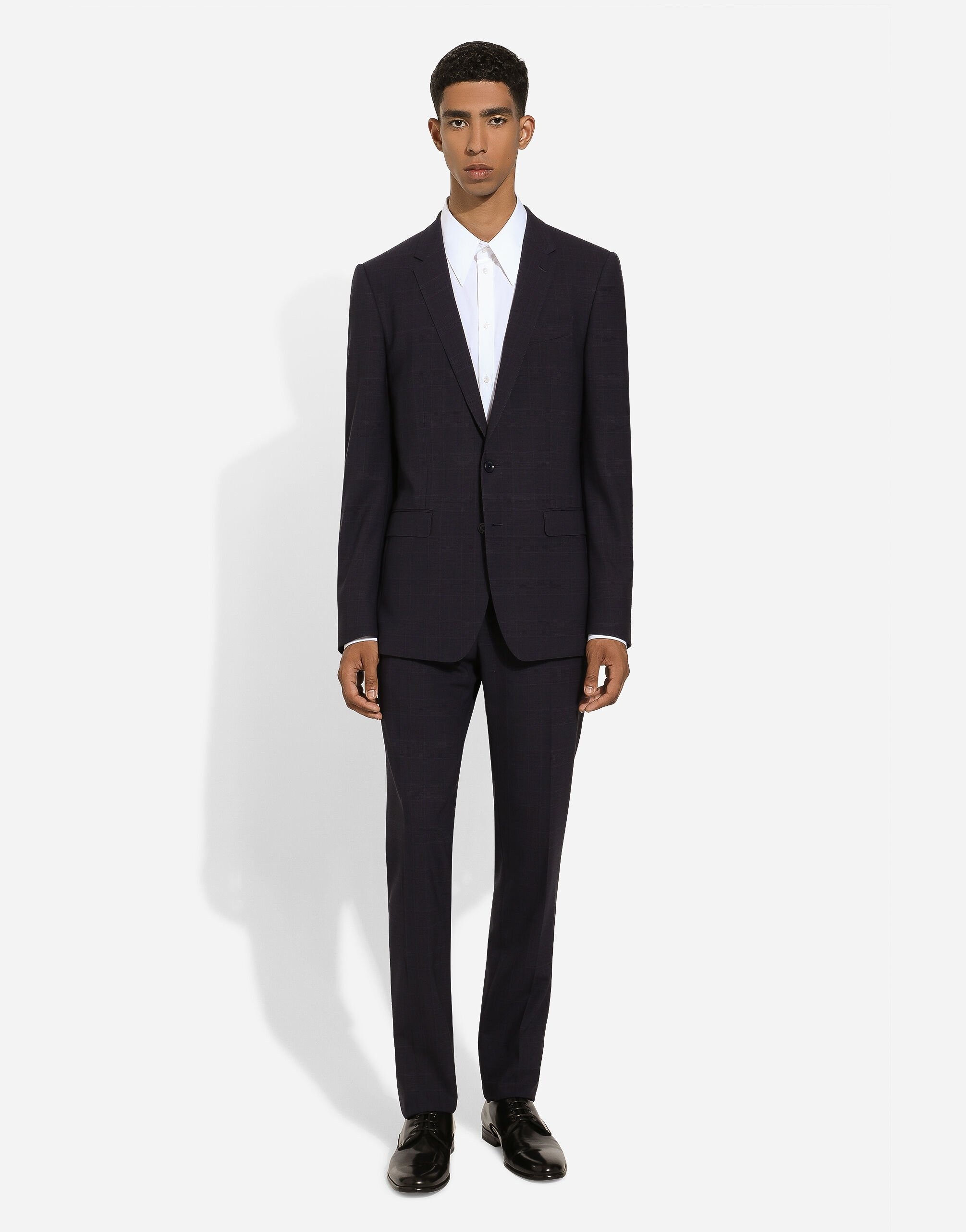 Single-breasted glen plaid Martini-fit suit - 2