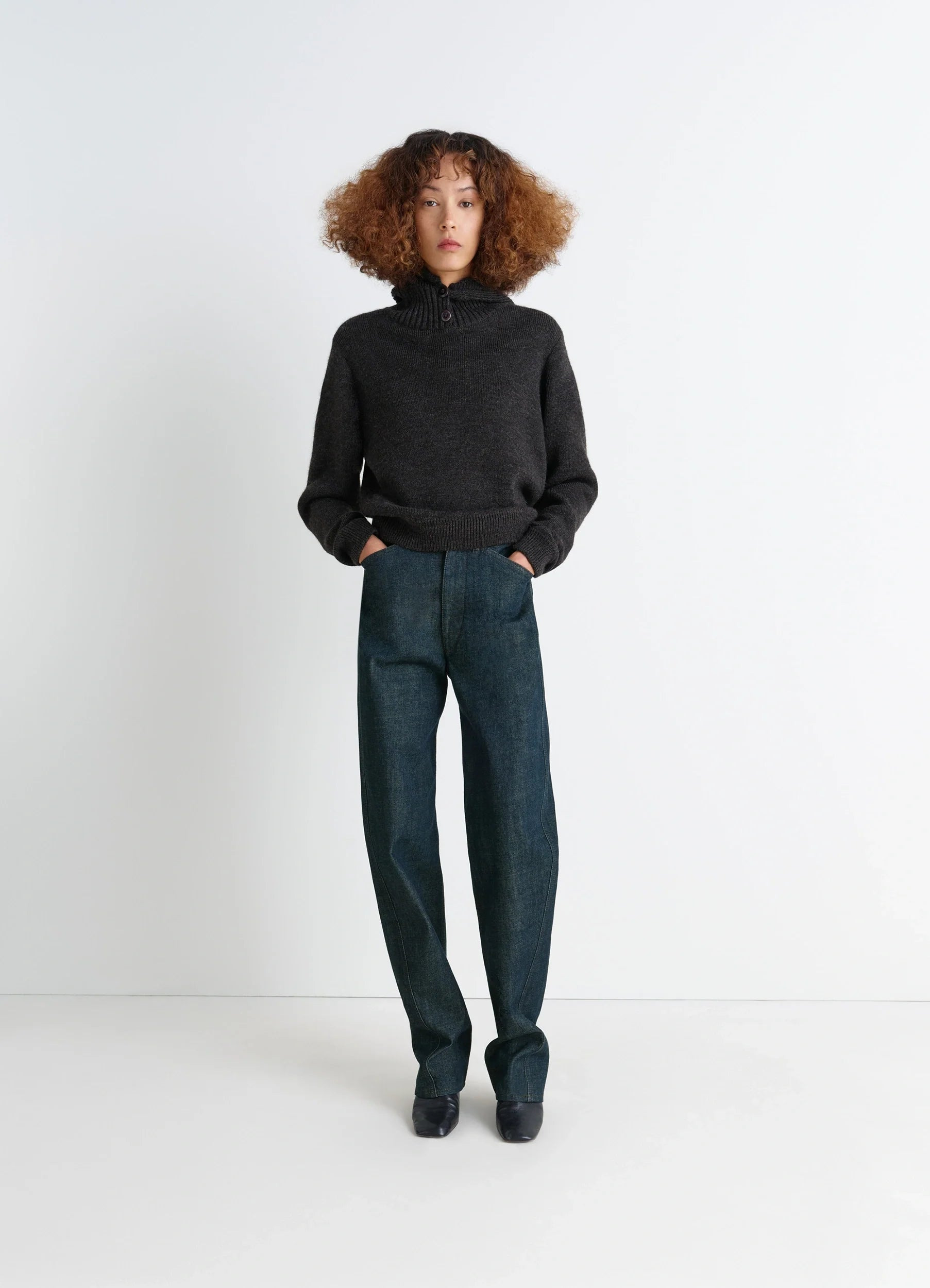 FIVE POCKETS TWISTED PANTS - 2