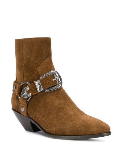 SAINT LAURENT buckle ankle boots outlook