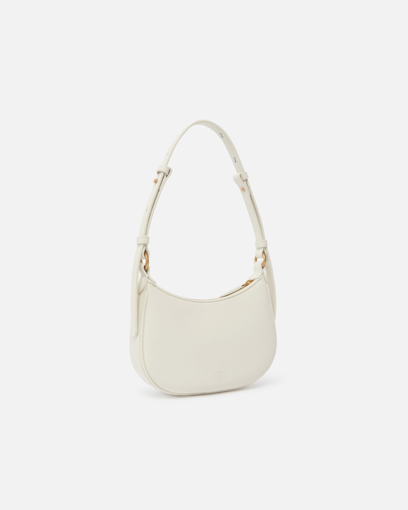 PINKO HALF MOON BABY LEATHER SHOULDER BAG outlook