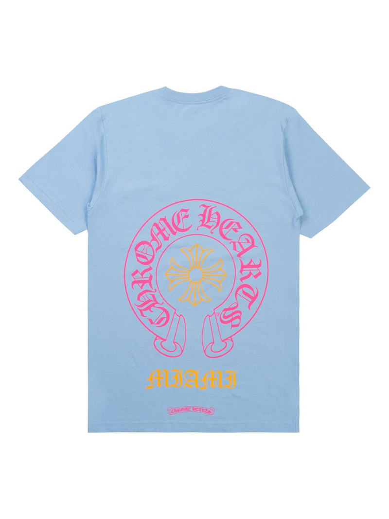 Chrome Hearts Stadium Miami Exclusive Horseshoe "Blue" T-shirt outlook