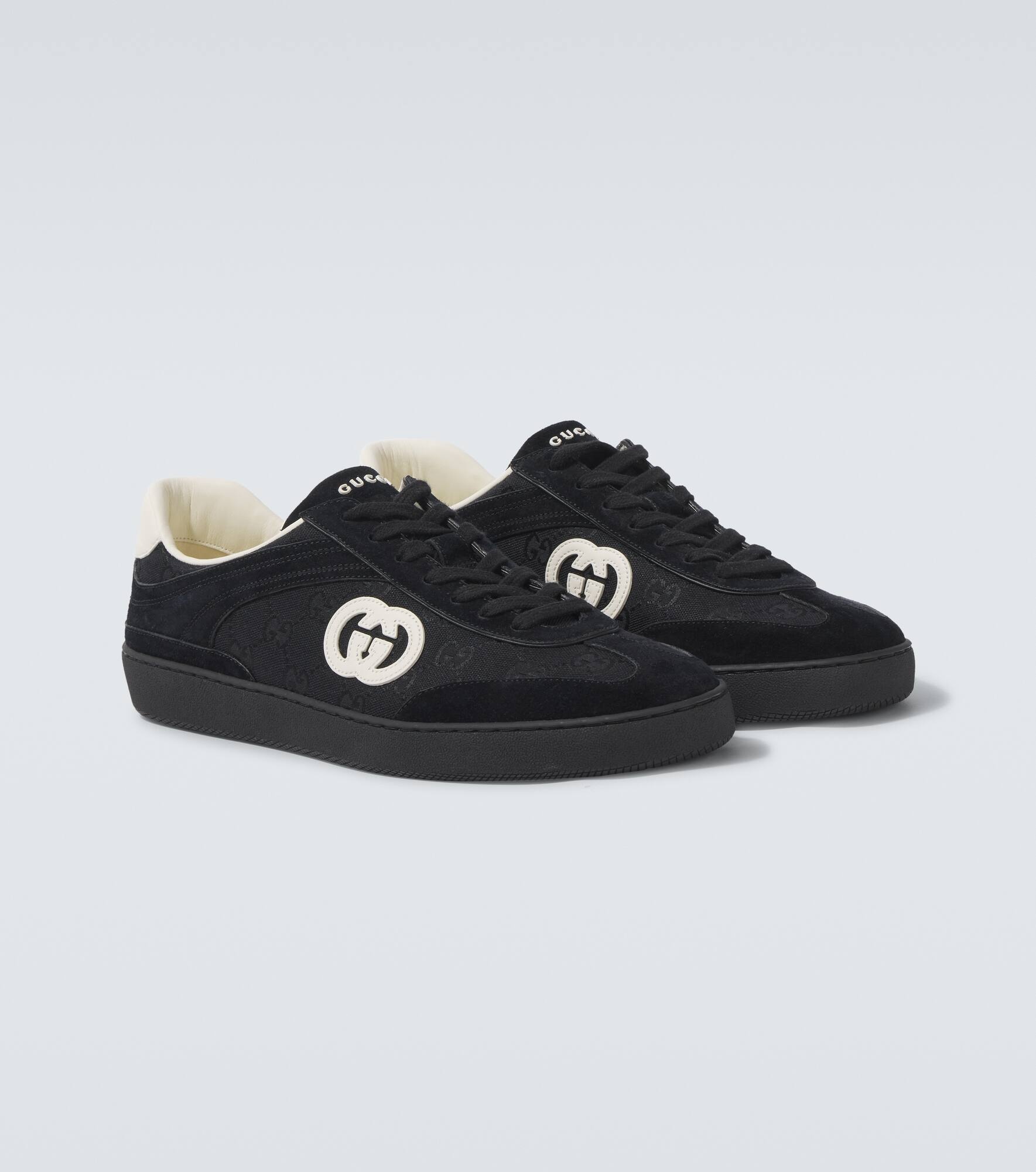 G75 suede and canvas sneakers - 5