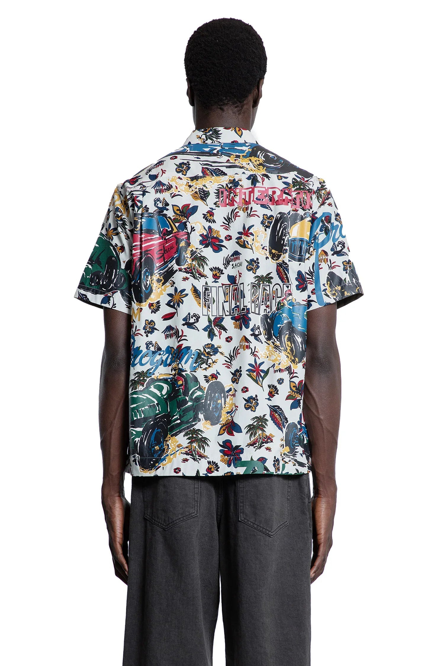 Car-Race-Tropical-Print-T-Shirt - 3