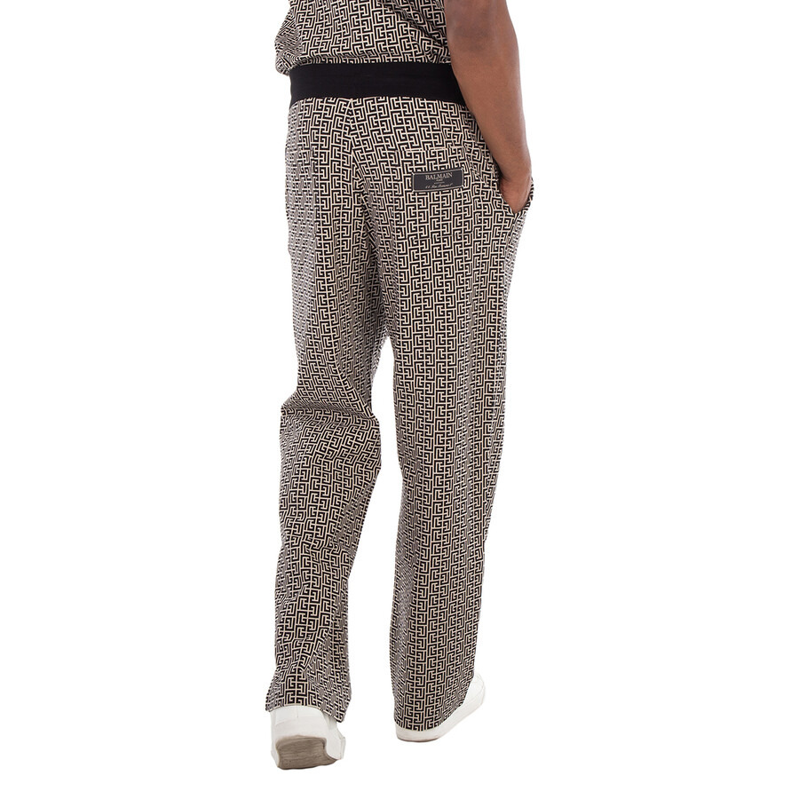 Balmain Monogram Jacquard Trousers - 5