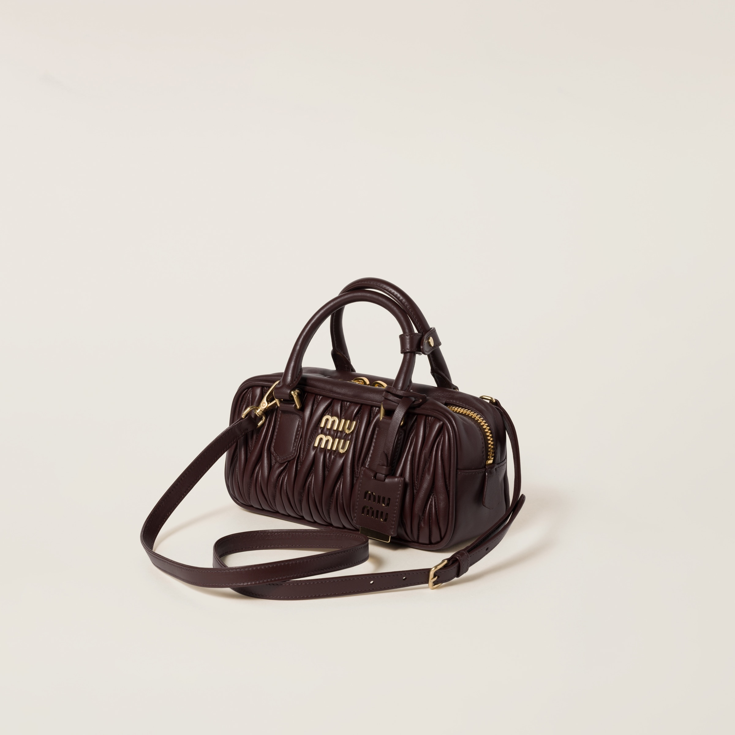 Miu Miu Arcadie matelassé nappa leather bag | REVERSIBLE