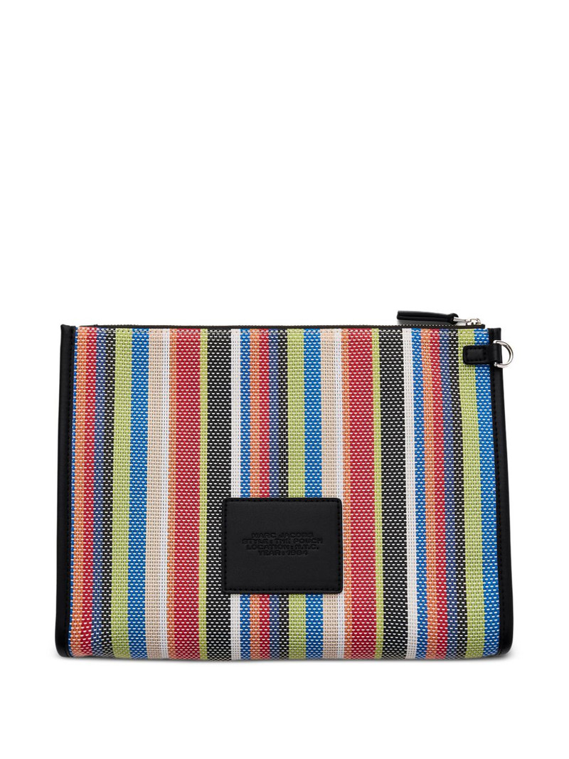 Marc Jacobs striped zip-pouch outlook