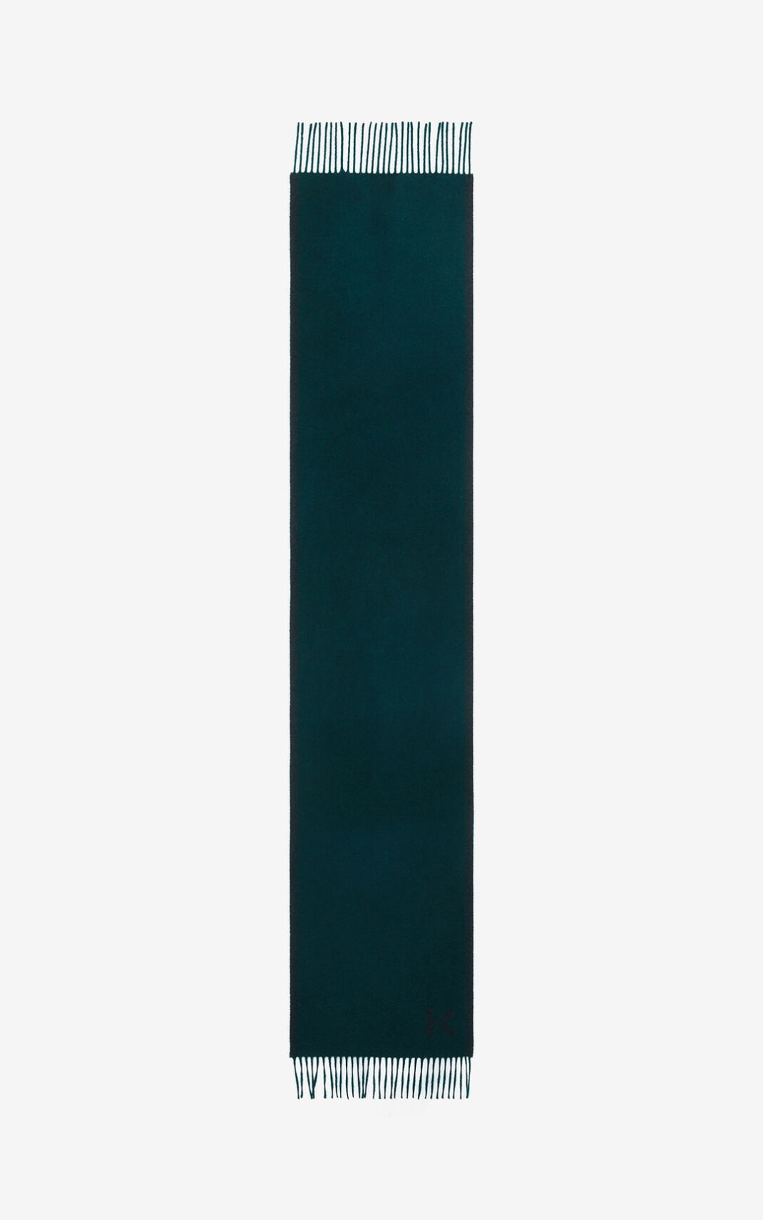 K Logo cashmere scarf - 1