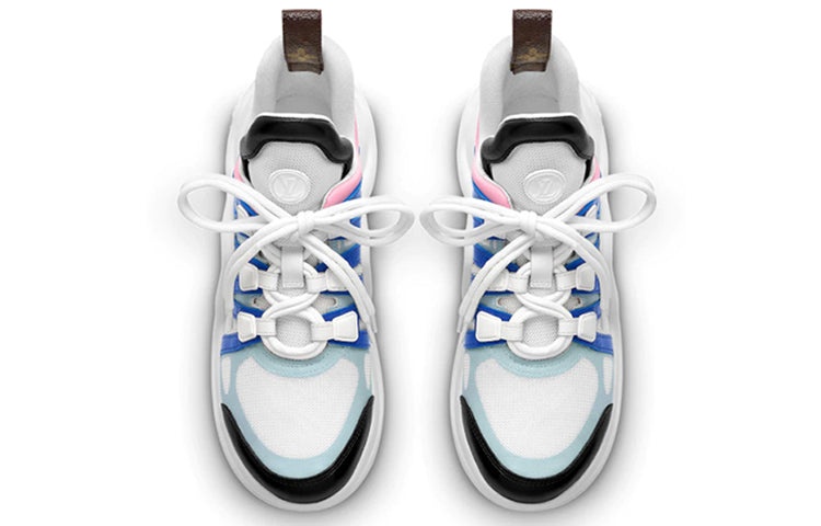 (WMNS) LOUIS VUITTON LV ARCHLIGHT Sports Shoes Blue/White/Pink 1A65SM - 4