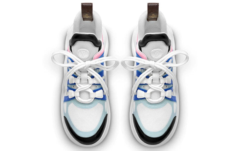 Louis Vuitton (WMNS) LOUIS VUITTON LV ARCHLIGHT Sports Shoes Blue/White/Pink 1A65SM outlook