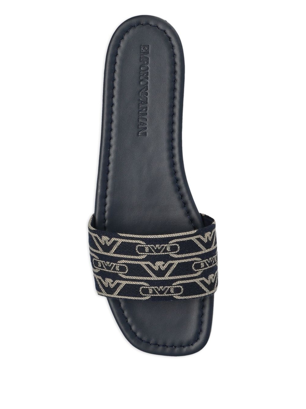 monogram-jacquard sandals - 4