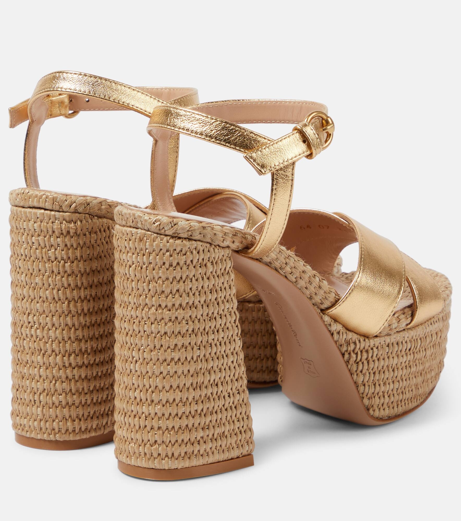 Suede wedge mules - 3