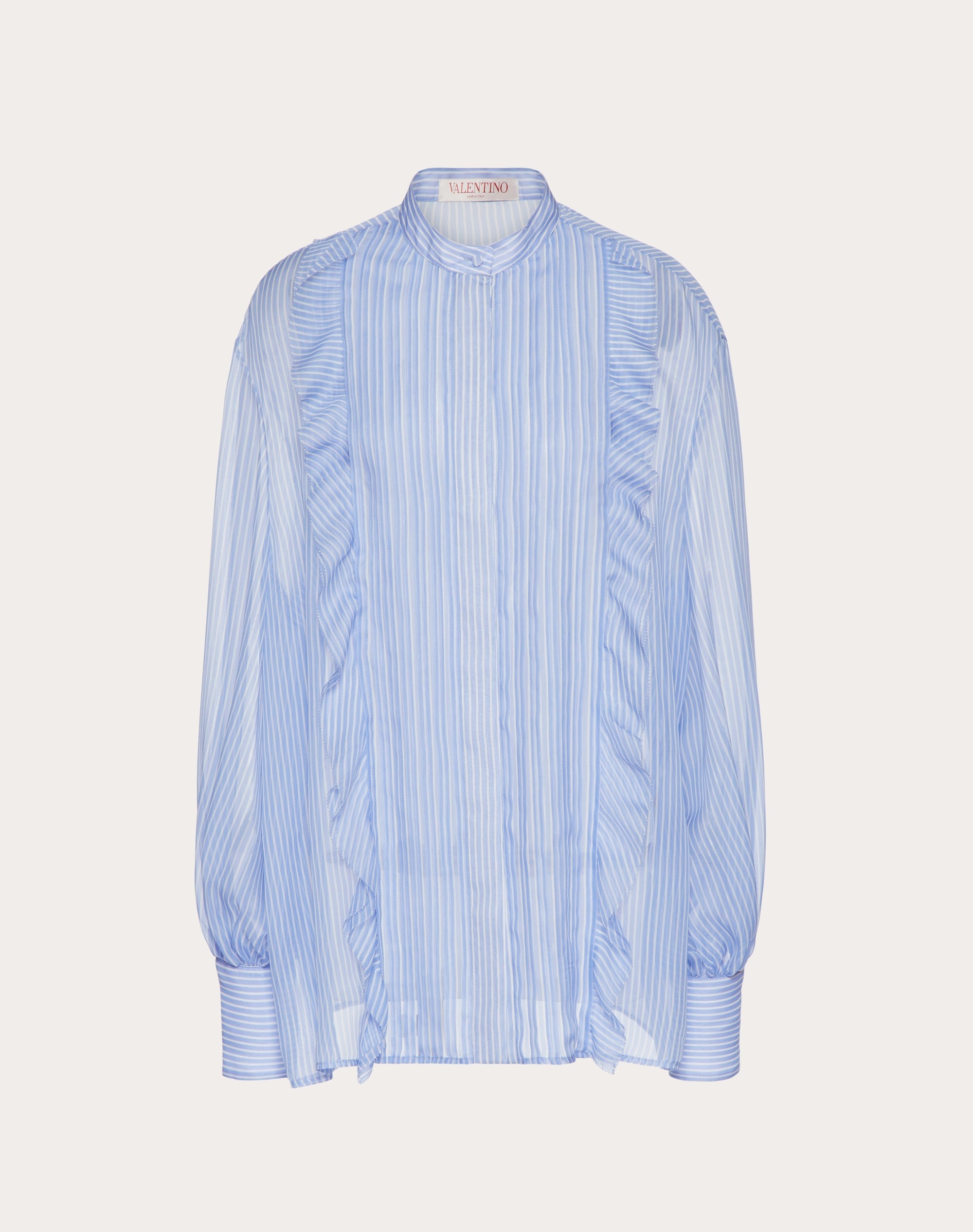 CLASSIC STRIPES CHIFFON SHIRT - 1