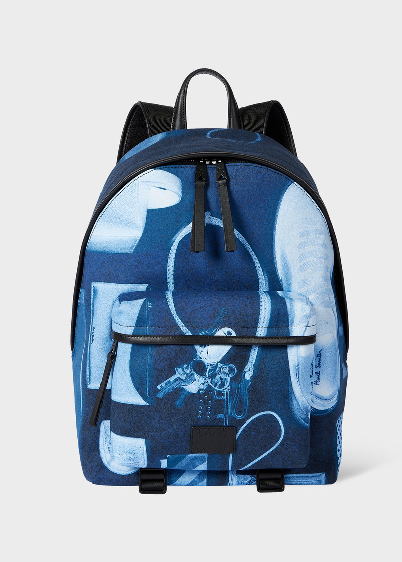 Indigo Blue 'X-Ray Print' Backpack 1