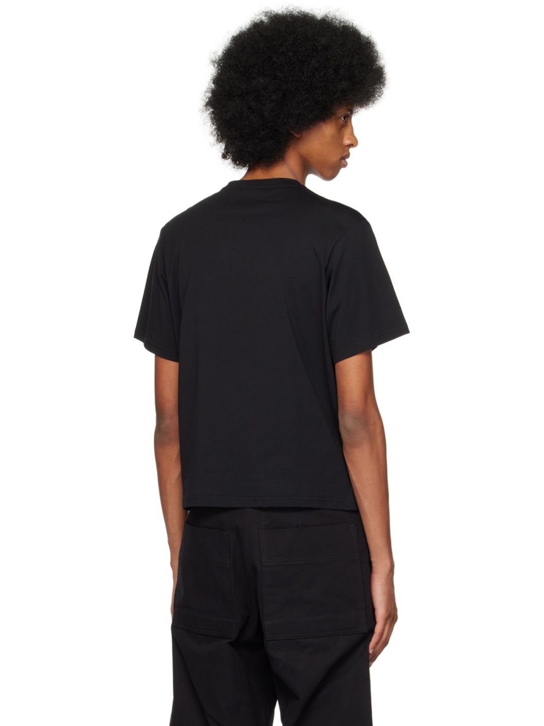 Black Eyelet T-Shirt - 3