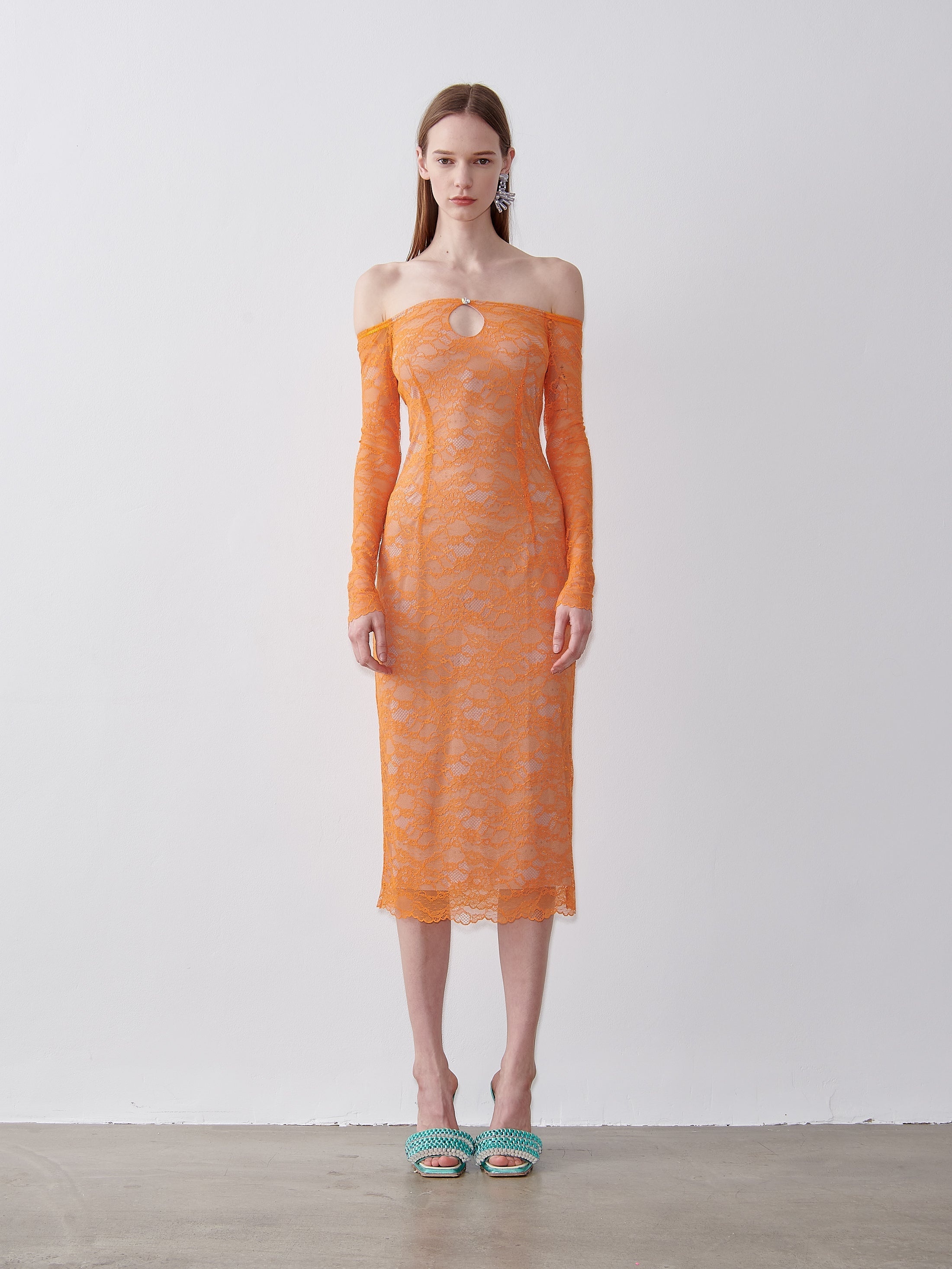 MARCIE DRESS APEROL SPRITZ - 2