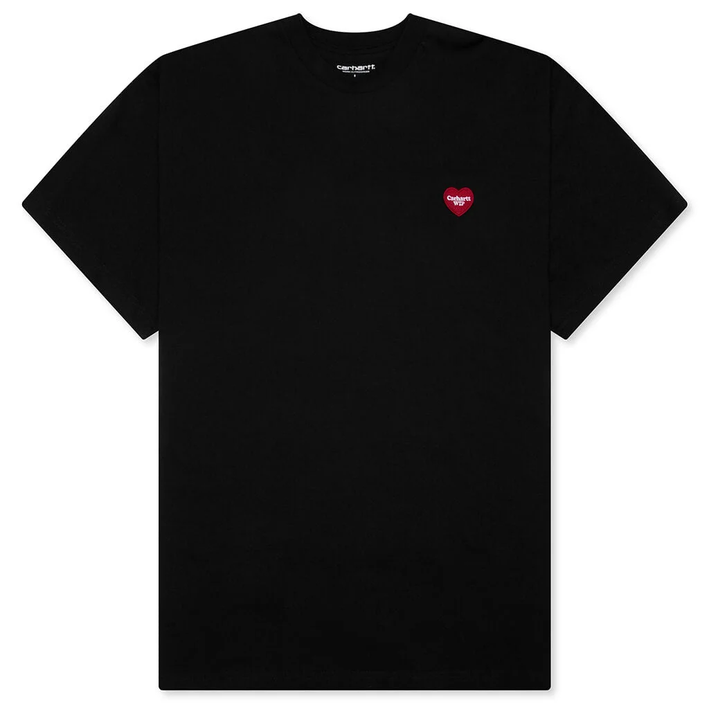 HEART II HARTT S/S T-SHIRT - BLACK - 1