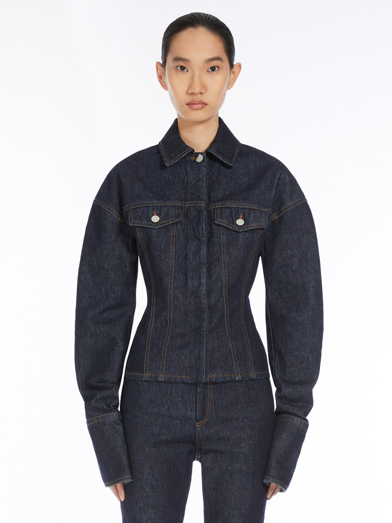 GANGE Denim fitted-waist jacket - RUNWAY 3