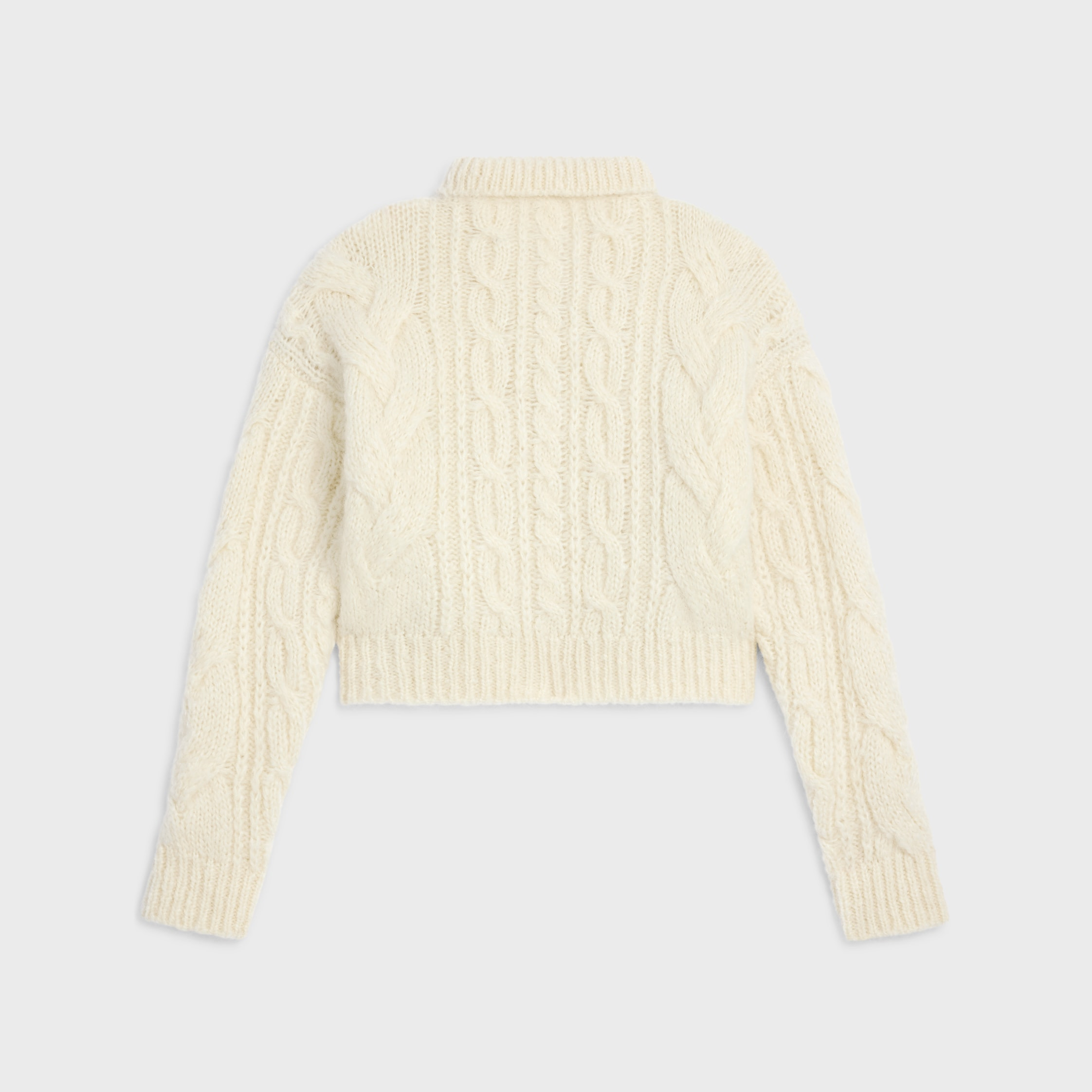 sweater IN aran mohair and wool - 2