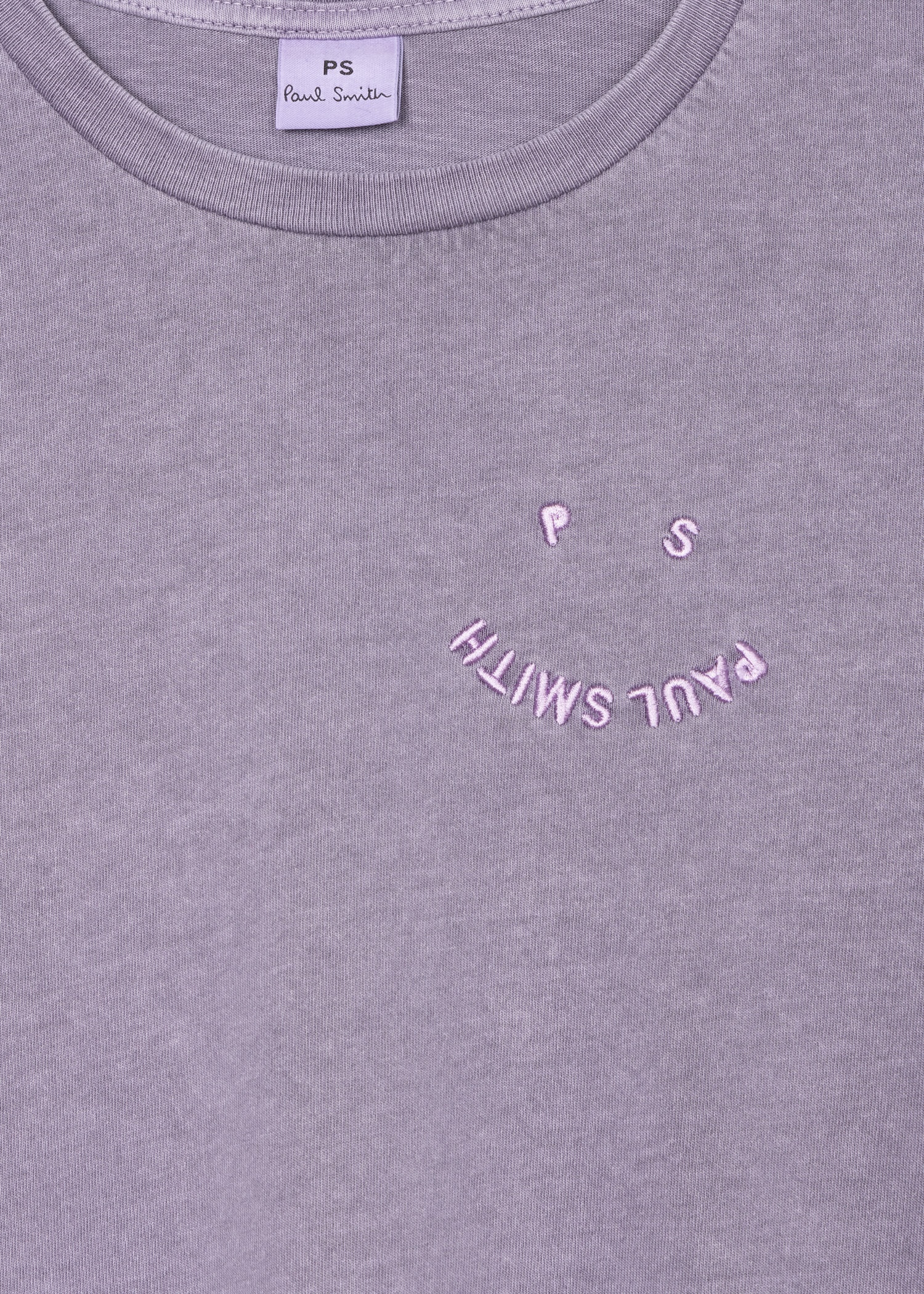 Grape Cotton 'Happy' T-Shirt - 2