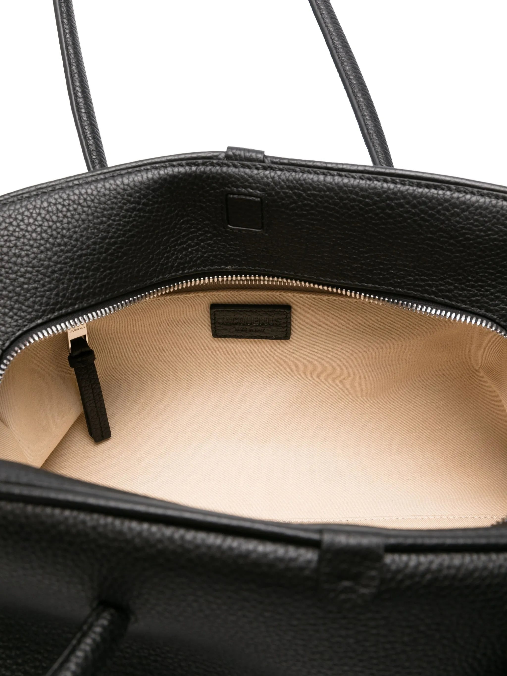 Jacquemus Tourism Leather Tote Bag - 3
