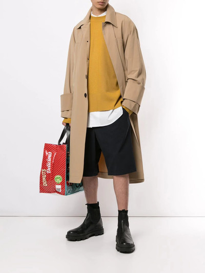 Wooyoungmi pocket detailed trench coat outlook