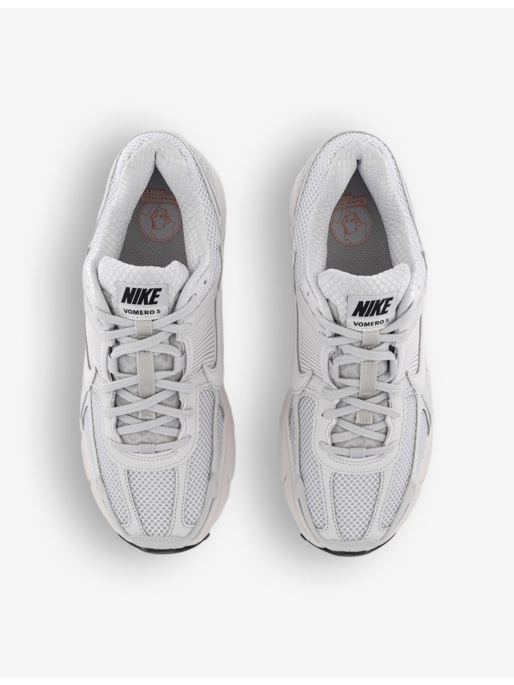 Zoom Vomero 5 logo-embossed leather and mesh low-top trainers - 2