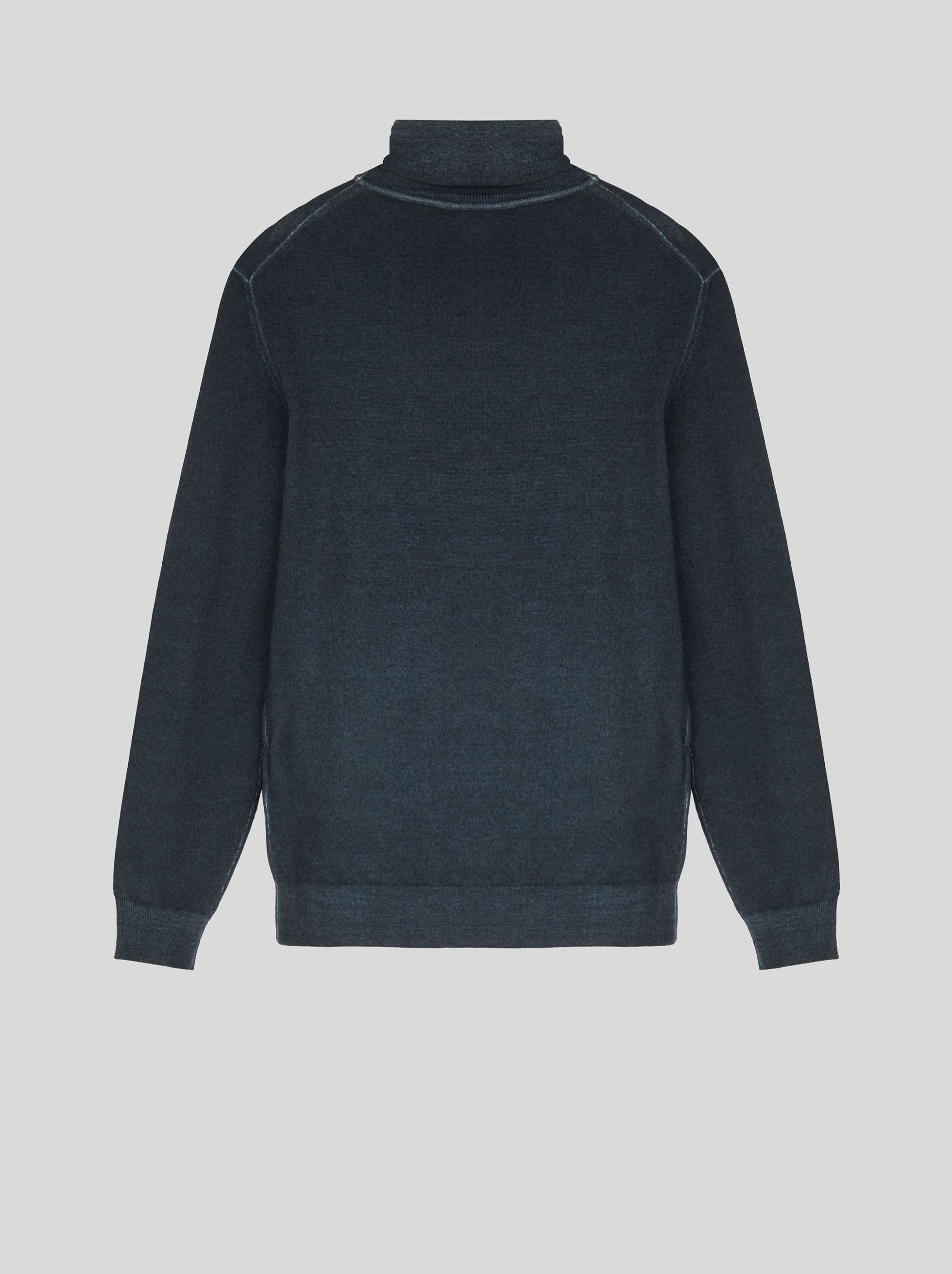 POLO NECK WOOL JUMPER WITH PEGASO - 5