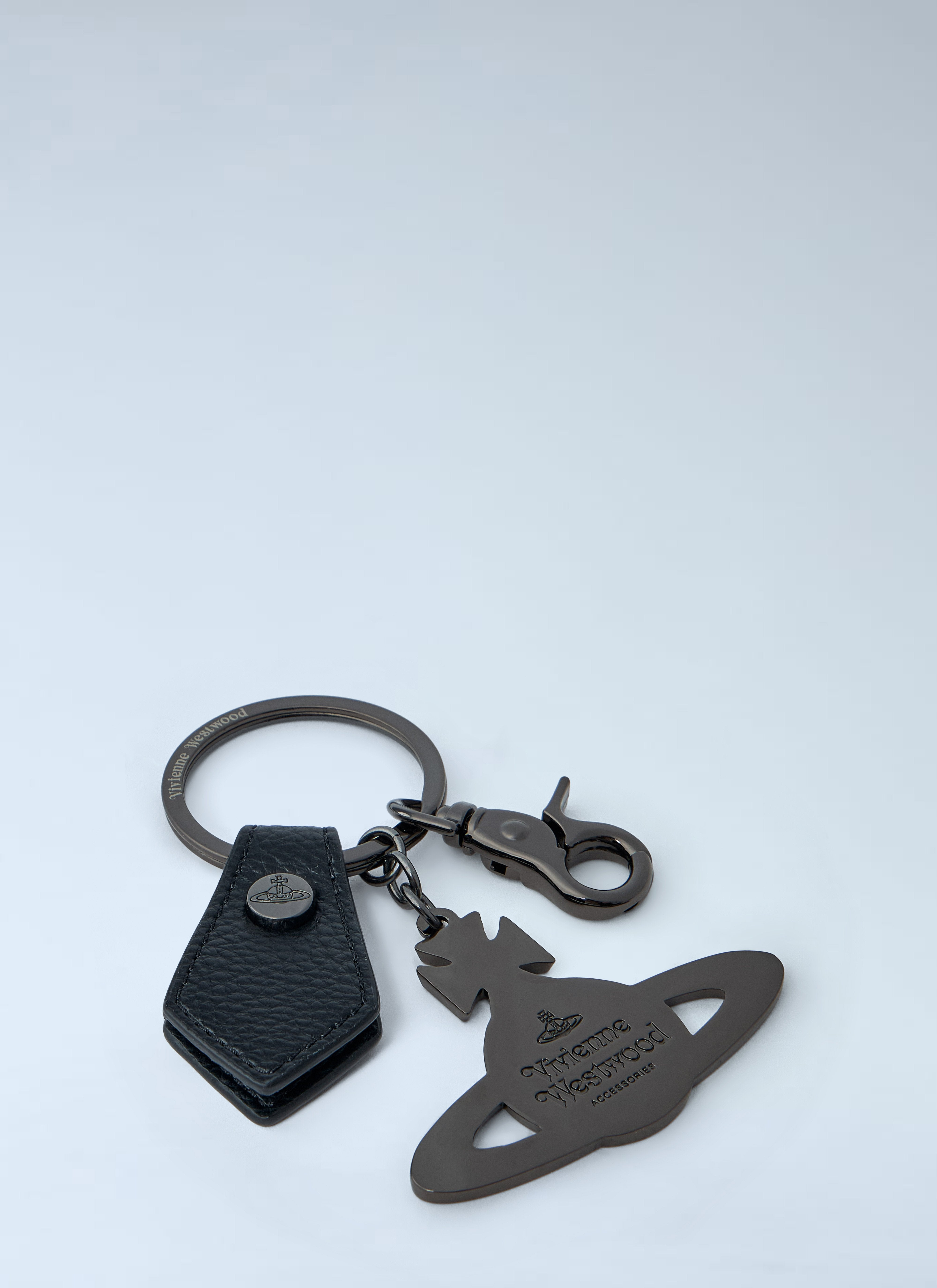 Vivienne Westwood Men Hammered Orb Keyring - 2