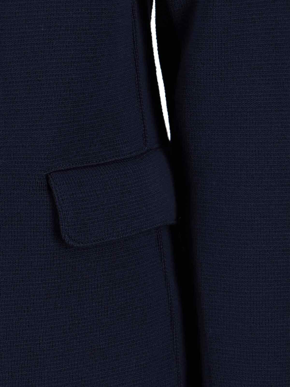 DOUBLE-BREASTED VIRGIN WOOL BLAZER - 4