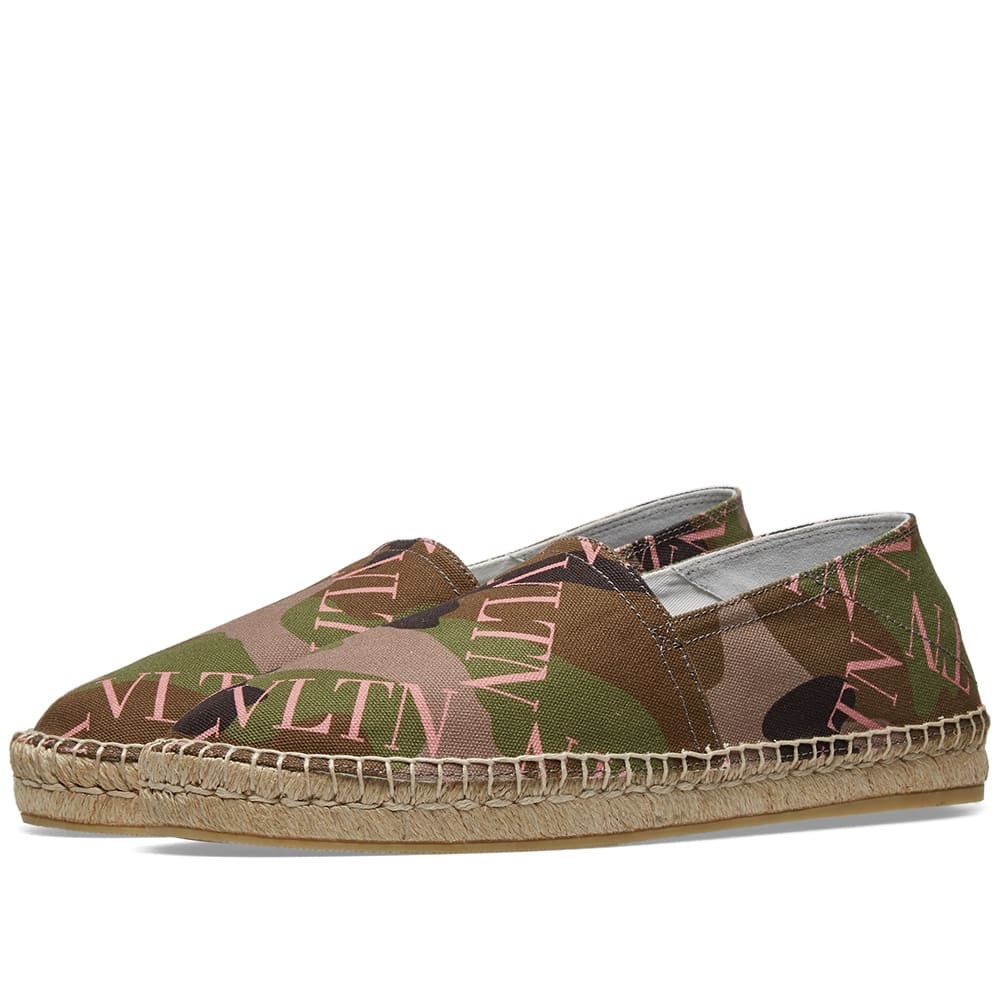 Valentino Grid Logo Espadrille - 1