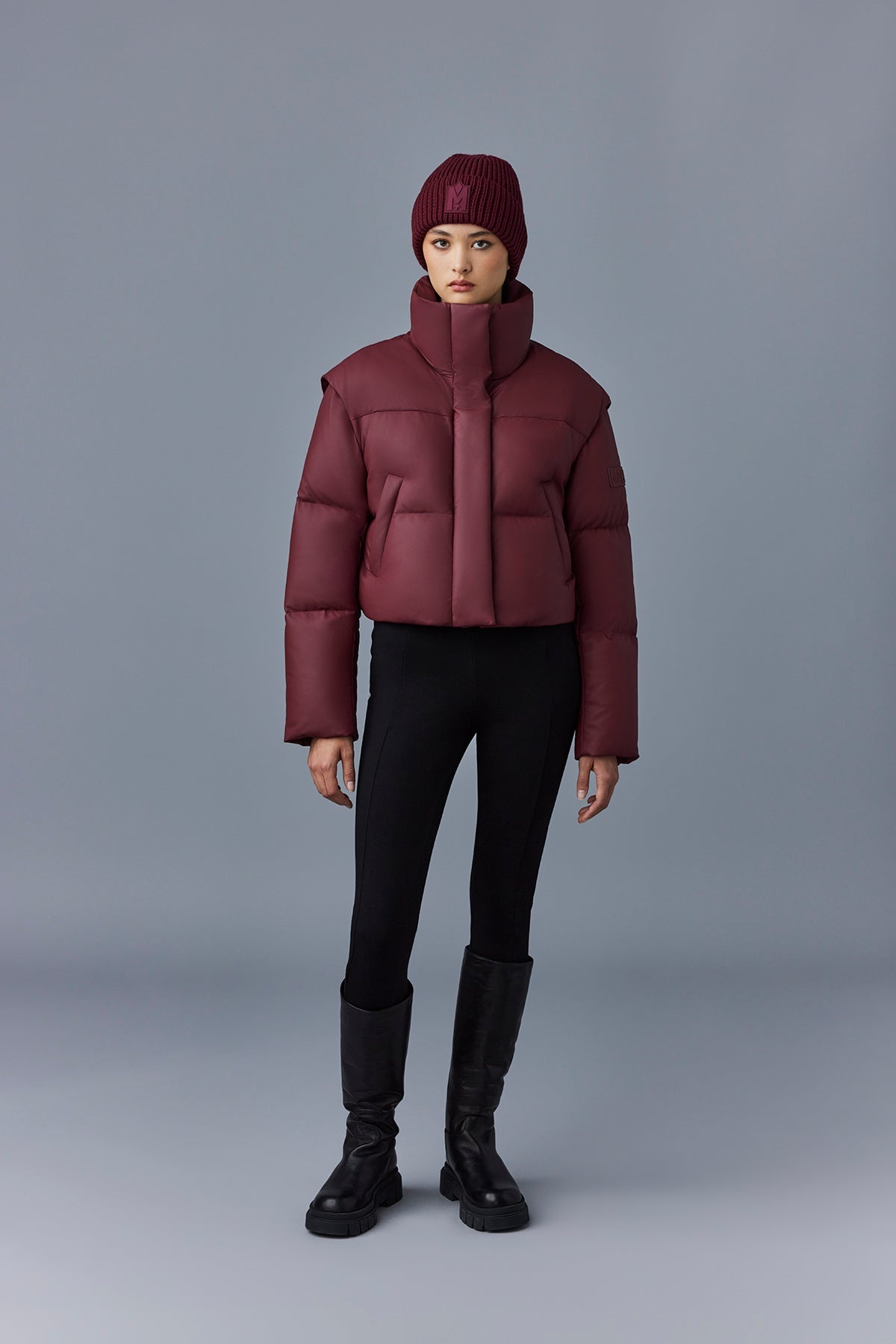 Mackage＊マッカージュ＊BAILEY leather down bomber＊ダウン MACKAGE BAILEY 2-in-1 (R) leather down bomber | REVERSIBLE