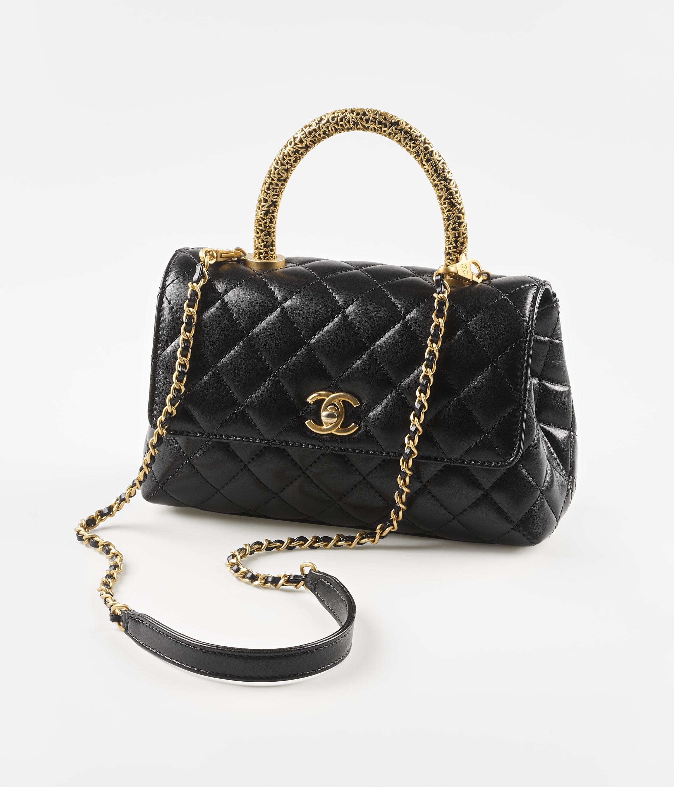 Flap Bag with Top Handle - 2