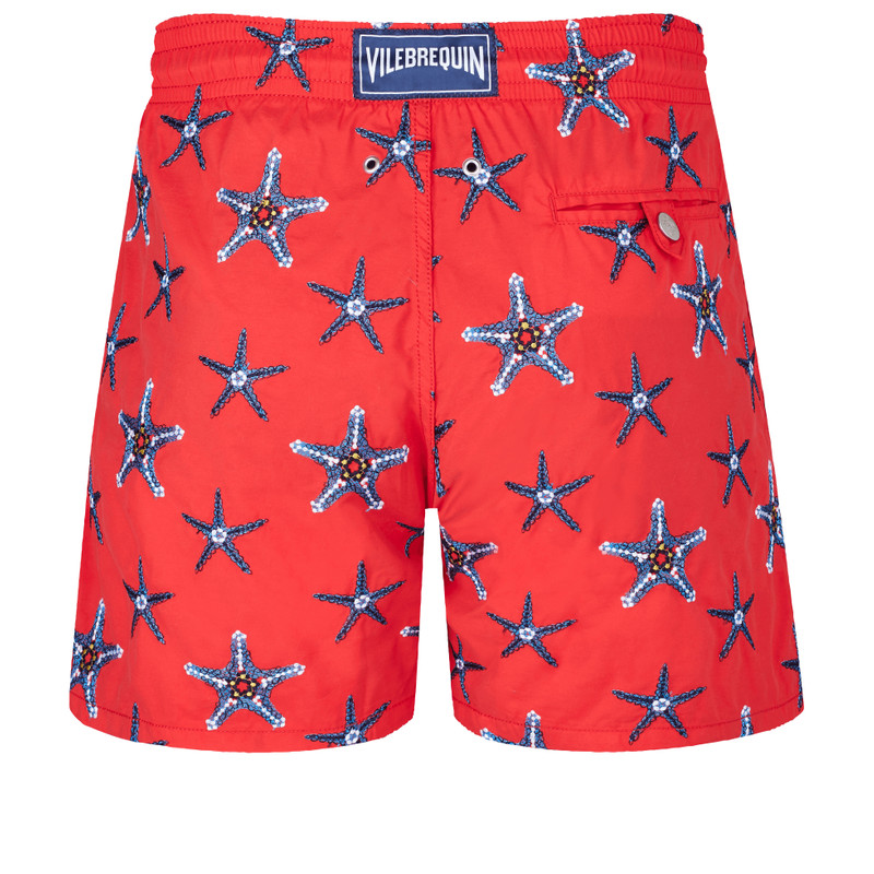 Vilebrequin Men Swim Trunks Embroidered Starfish Dance - Limited Edition outlook