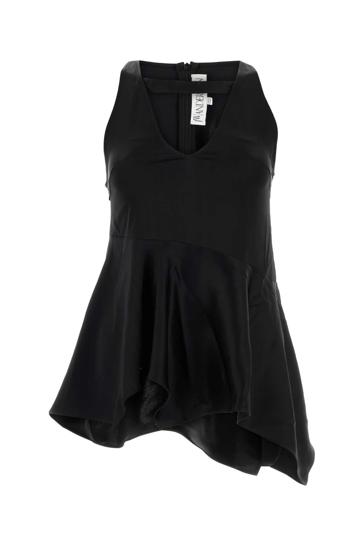 Jw Anderson Women Black Satin Top - 1