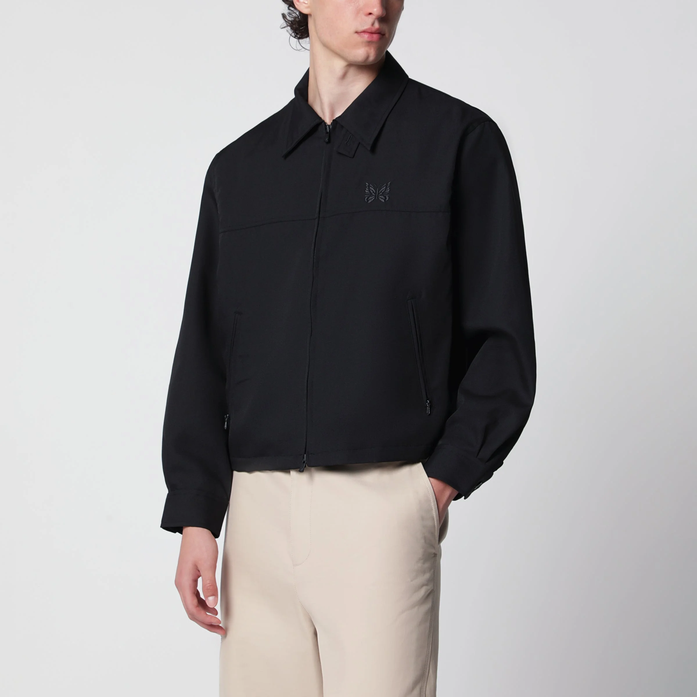 Black twill sport jacket - 1