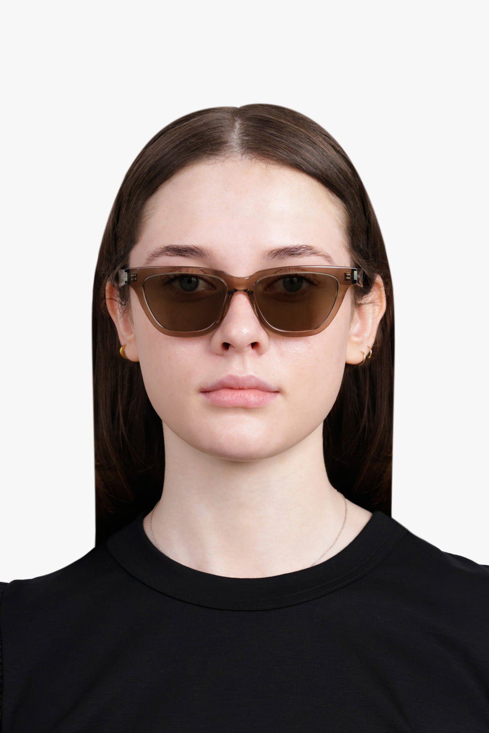SL 462 SULPICE CLASSIC ACETATE ACETATE SUNGLASSES | TRANSPARENT TAUPE/GREY - 4