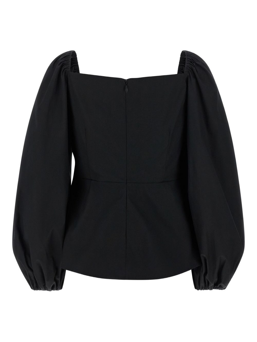 puff-sleeve ripple top - 2