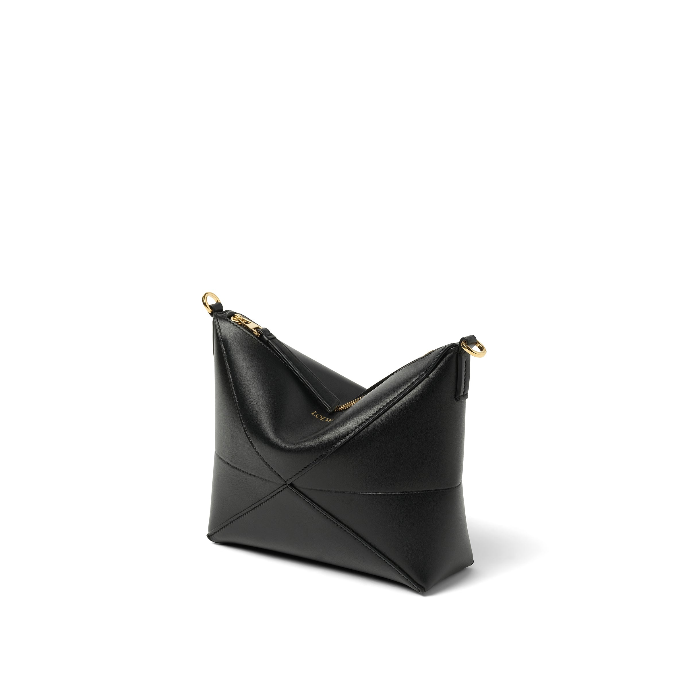 Puzzle Fold Pouch in Black - 3