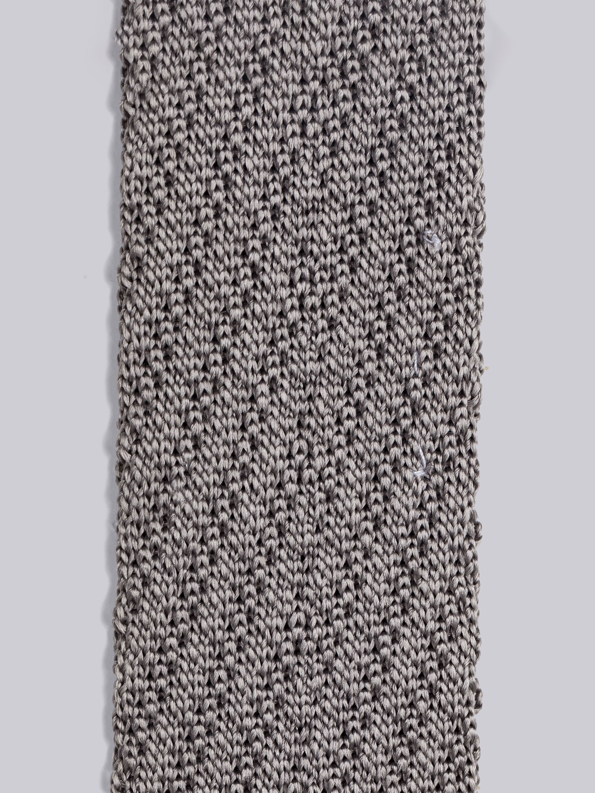 SILK KNIT 4-BAR STRIPE TIE - 2