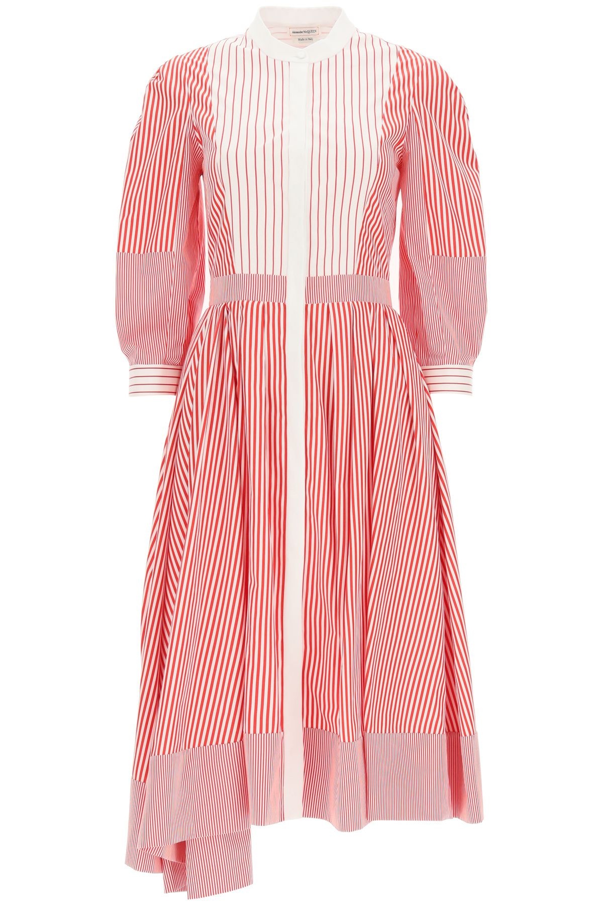 STRIPED SHIRT DRESS - 1